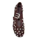 Boogzel Apparel Soho Beaded Mary Jane Ballet Flats, view 5