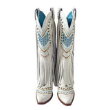 Boogzel Apparel Space Oddity Fringe Boots, view 3