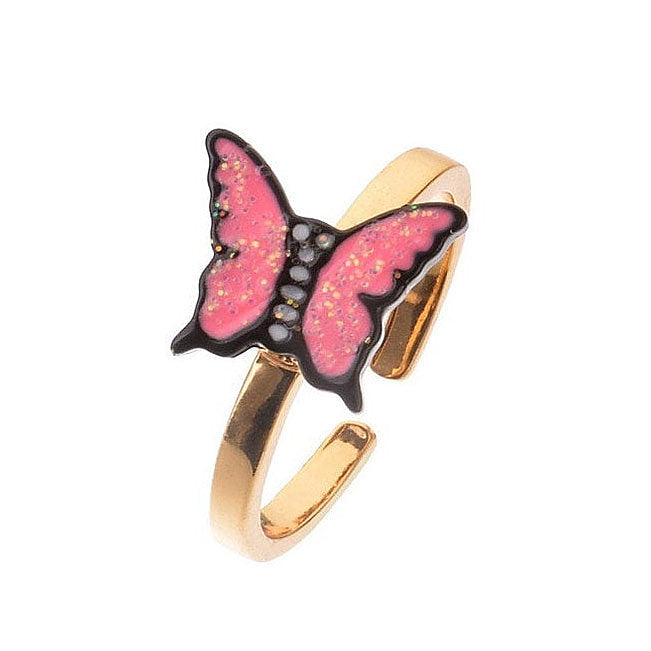 Boogzel Apparel Spinner Butterfly Anxiety Ring