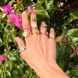 Boogzel Apparel Spinner Butterfly Anxiety Ring, view 3
