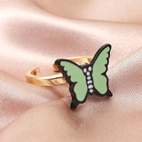 Boogzel Apparel Spinner Butterfly Anxiety Ring, view 6
