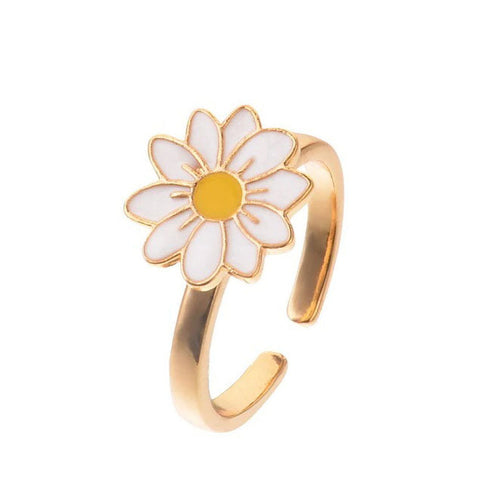 Boogzel Apparel Spinner Flower Anxiety Ring