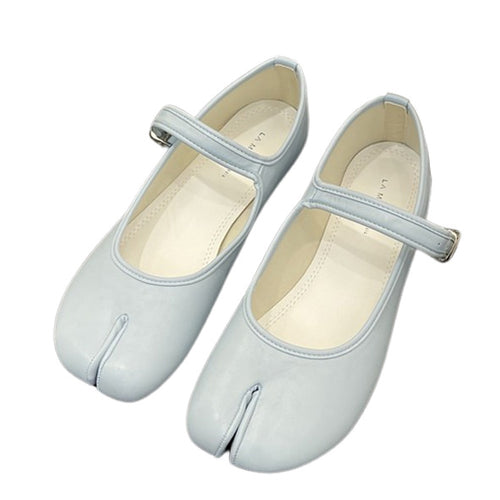 Boogzel Apparel French Girl Split-Toe Tabi Ballet Flats