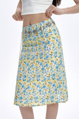 Boogzel Apparel Spring Garden Floral Print Skirt, view 2