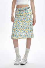 Boogzel Apparel Spring Garden Floral Print Skirt, view 3