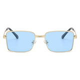 Boogzel Apparel Square Metal Sunglasses, view 3