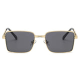 Boogzel Apparel Square Metal Sunglasses, view 5