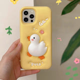 Boogzel Apparel Squishy Duck iPhone Case, view 2