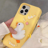 Boogzel Apparel Squishy Duck iPhone Case, view 3