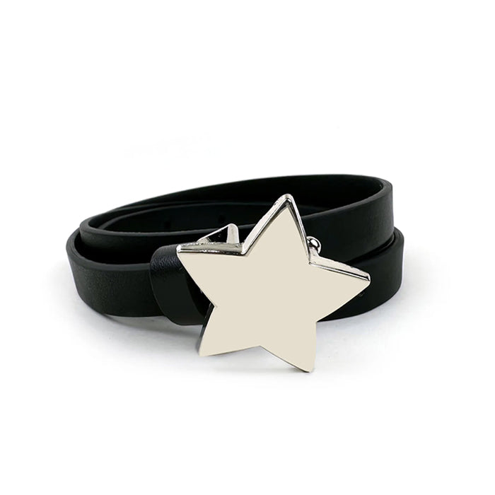 Boogzel Apparel Star Buckle Thin Belt