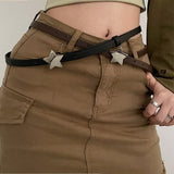 Boogzel Apparel Star Buckle Thin Belt, view 3