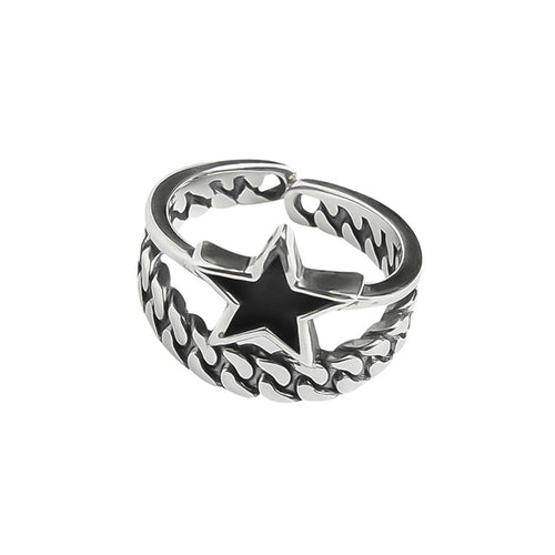 Boogzel Apparel Star Chain Double Ring