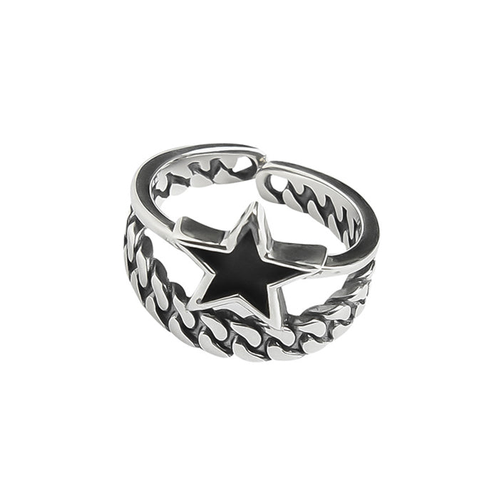 Boogzel Apparel Star Chain Double Ring