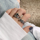 Boogzel Apparel Star Chain Double Ring, view 2
