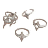 Boogzel Apparel Star Child Aesthetic Ring Set, view 2