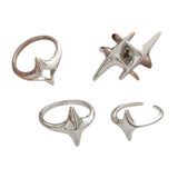 Boogzel Apparel Star Child Aesthetic Ring Set, view 4