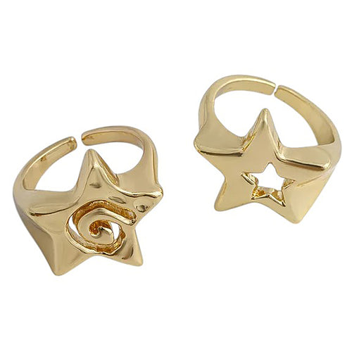 Boogzel Apparel Star Child Chunky Ring Set