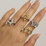 Boogzel Apparel Star Child Chunky Ring Set, view 5