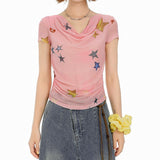 Boogzel Apparel Star Child Swing Collar Top, view 4