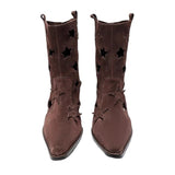 Boogzel Apparel Star Cut Out Cowboy Boots, view 5