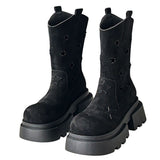 Boogzel Apparel Star Cut-Out Platform Boots, view 2