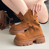 Boogzel Apparel Star Cut-Out Platform Boots, view 4