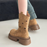 Boogzel Apparel Star Cut-Out Platform Boots, view 6