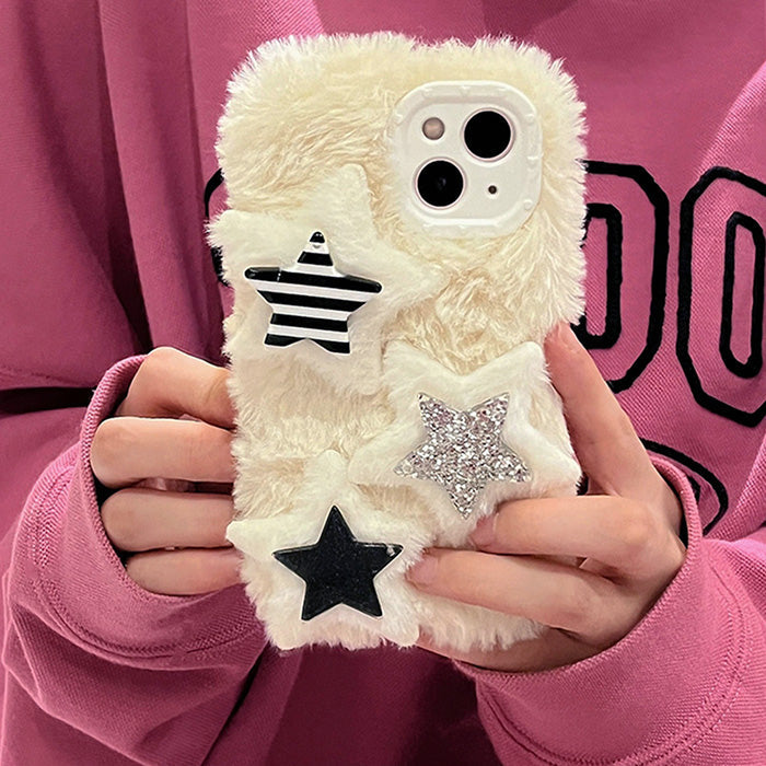 Boogzel Apparel Star Fluffy iPhone Case
