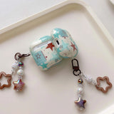 Boogzel Apparel Star Girl Aesthetic AirPods Case, view 4