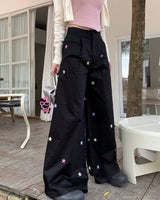 Boogzel Apparel Star Girl Aesthetic Baggy Pants, view 3
