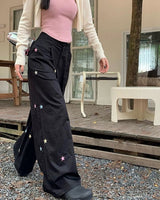 Boogzel Apparel Star Girl Aesthetic Baggy Pants, view 4