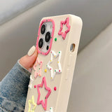 Boogzel Apparel Star Girl Aesthetic iPhone Case, view 4