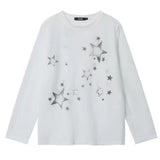 Boogzel Apparel Star Girl Aesthetic Long Sleeve Top, view 2