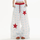 Boogzel Apparel Star Girl Aesthetic Wide-Leg Trousers, view 2
