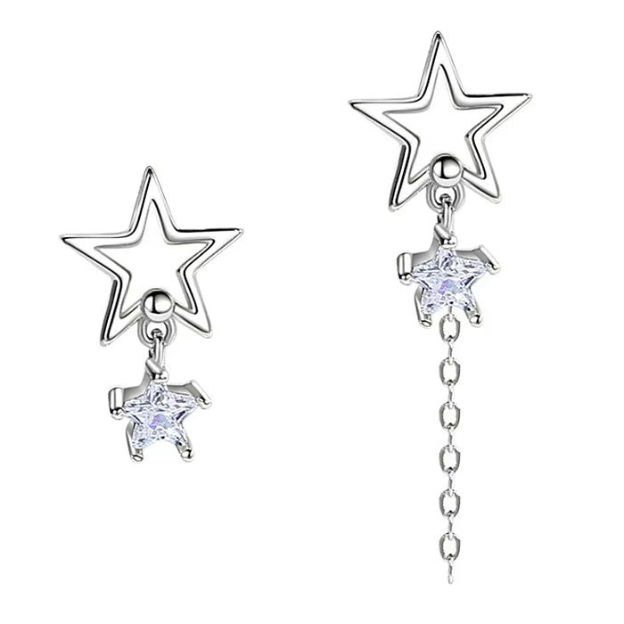 Boogzel Apparel Star Girl Asymmetric Earrings