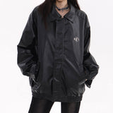 Boogzel Apparel Star Girl Bomber Leather Jacket, view 2