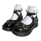 Boogzel Apparel Star Girl Buckle Platform Sandals, view 4