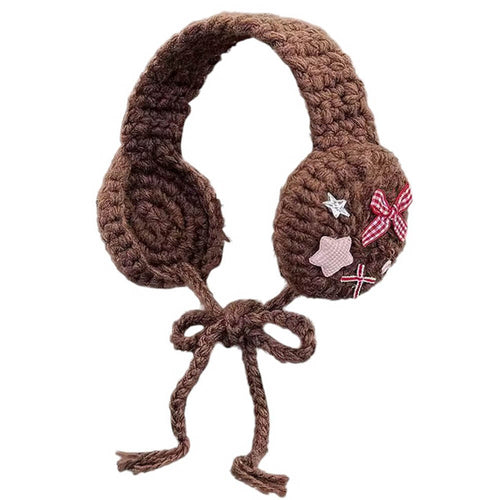 Boogzel Apparel Star Girl Crochet Earmuffs