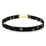 Boogzel Apparel Star Girl Denim Choker, view 2