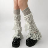 Boogzel Apparel Star Girl Lace Leg Warmers, view 2
