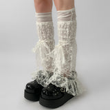 Boogzel Apparel Star Girl Lace Leg Warmers, view 3
