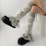 Boogzel Apparel Star Girl Lace Leg Warmers, view 5