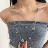 Boogzel Apparel Star Girl Layered Necklace, view 3