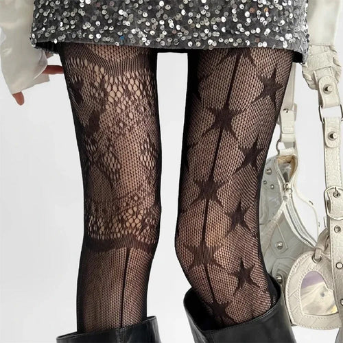 Boogzel Apparel Star Girl Patterned Tights