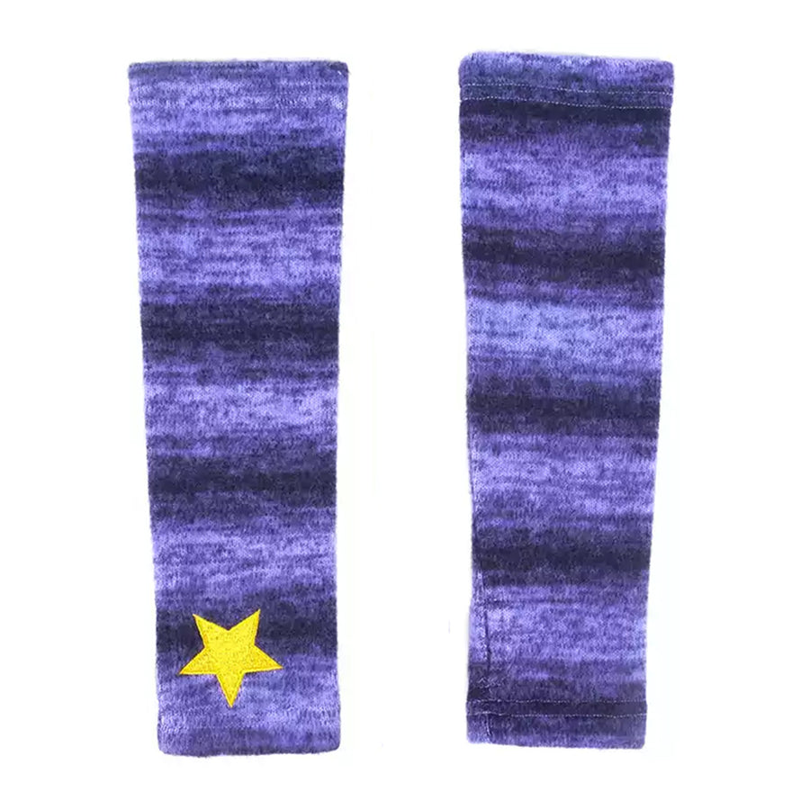Boogzel Apparel Star Girl Purple Arm Warmers