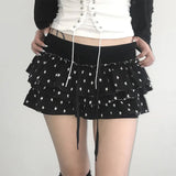 Boogzel Apparel Star Girl Ruffled Mini Skirt, view 2