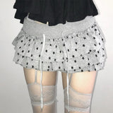 Boogzel Apparel Star Girl Ruffled Mini Skirt, view 3