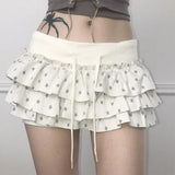 Boogzel Apparel Star Girl Ruffled Mini Skirt, view 5