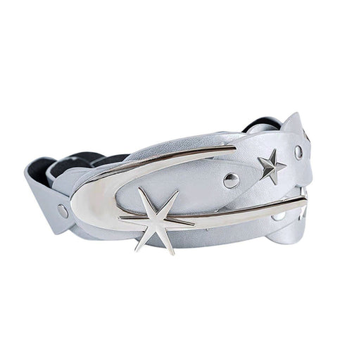 Boogzel Apparel Star Girl Silver Belt