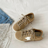Boogzel Apparel Star Patch Aesthetic Sneakers, view 5